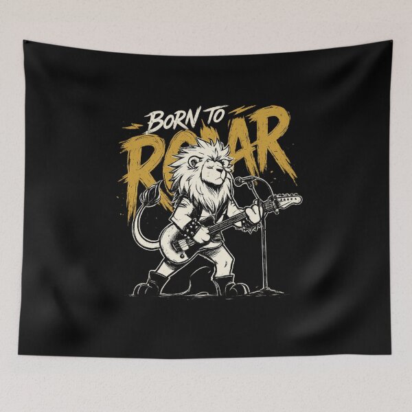 Item preview, Born To Roar Guitar Lion designed and sold by Safe Haven Pets.