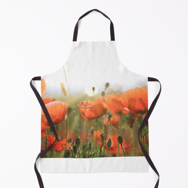 Item preview, Poppies flower with sun rays in the background, spring season designed and sold by goceris.