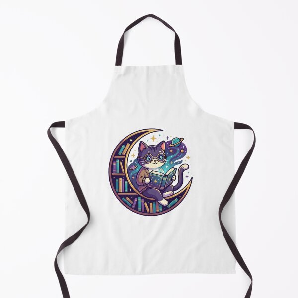 Item preview, Cosmic Cat Reading designed and sold by sittaspace.