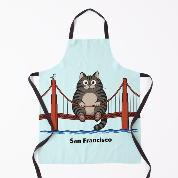 Item preview, Cat San Francisco Bridge designed and sold by adnane1081.