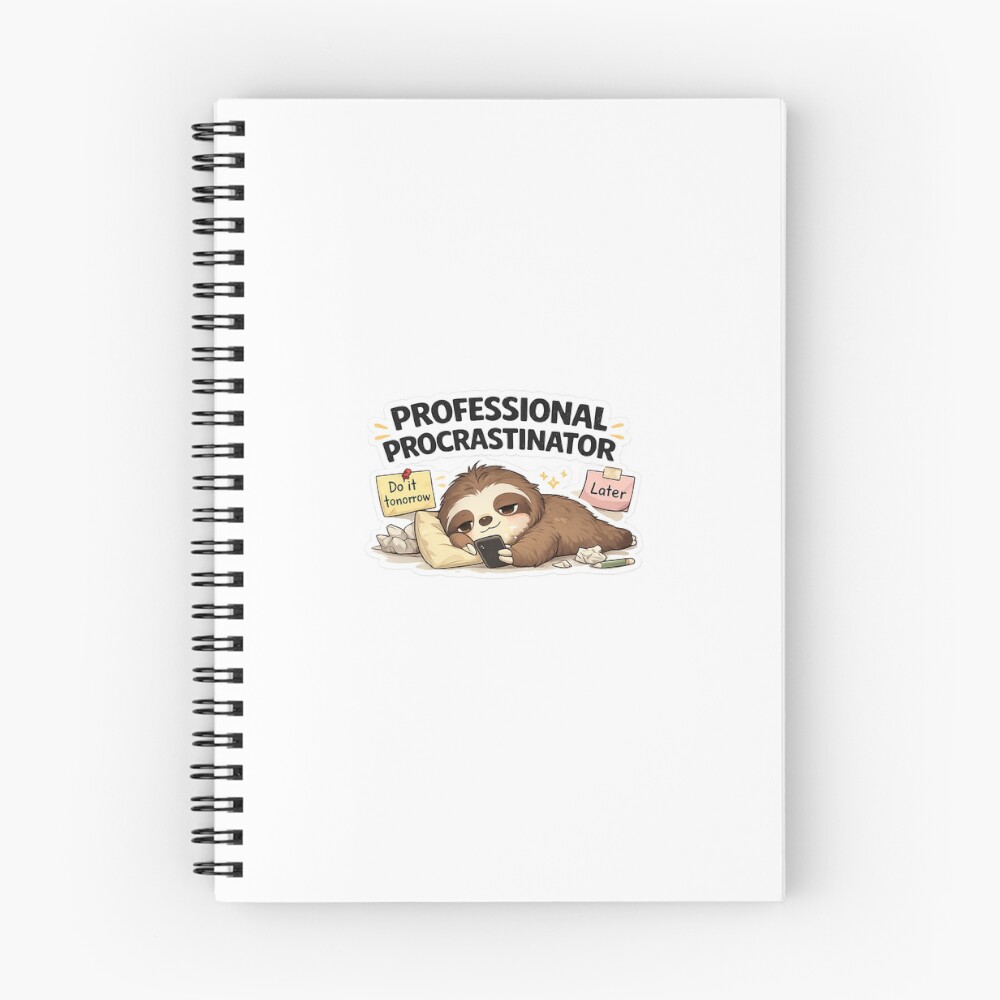 Item preview, Spiral Notebook designed and sold by AdiStickerLab.