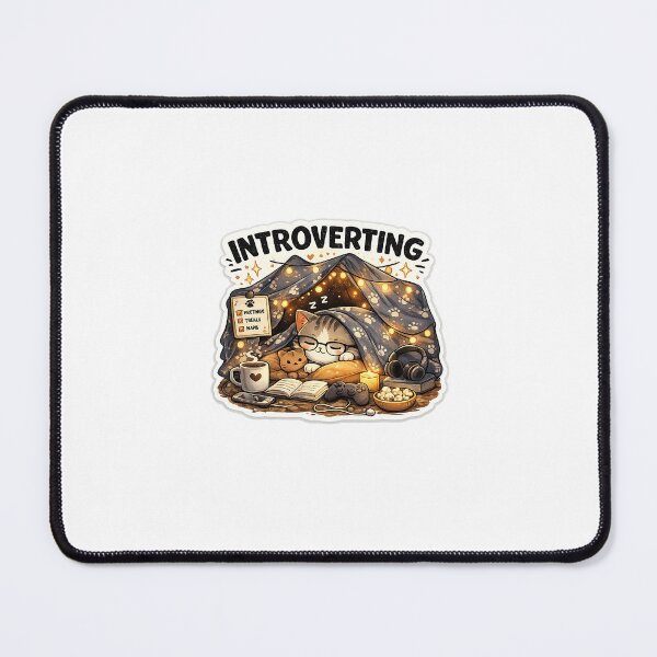 Item preview, Introverting Cozy Cat designed and sold by BrainBuckets.