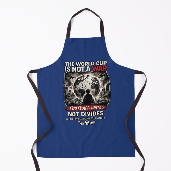 Item preview, The World Cup Is Not A War – Football Unites Not Divides Humanity T-Shirt designed and sold by NinaCreator.