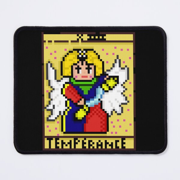 Item preview, Temperance Tarot Card "La Temperance" Retro Pixel Art designed and sold by RetroRlx.