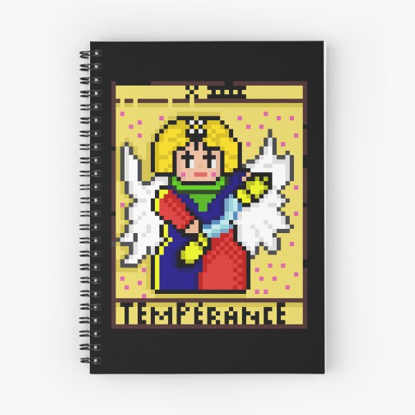 Item preview, Temperance Tarot Card "La Temperance" Retro Pixel Art designed and sold by RetroRlx.