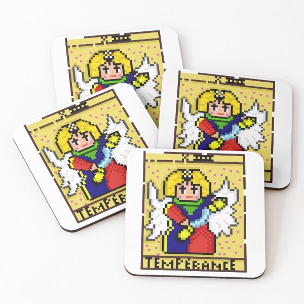 Item preview, Temperance Tarot Card "La Temperance" Retro Pixel Art designed and sold by RetroRlx.