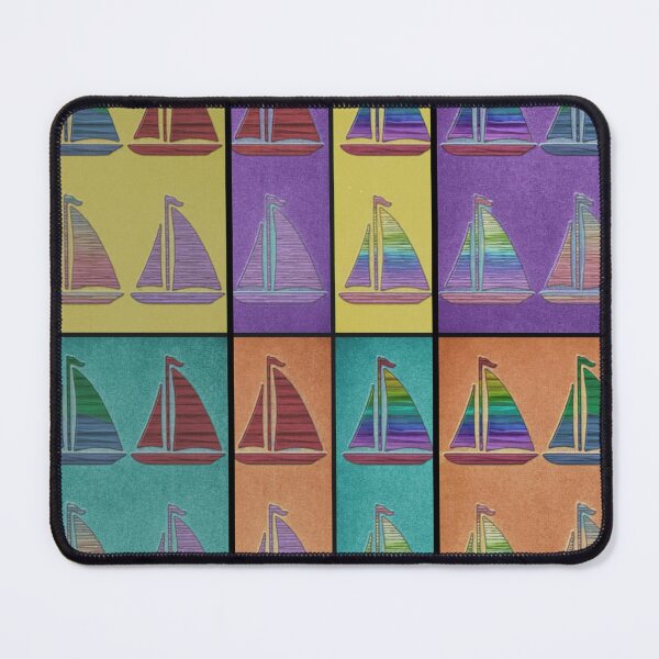 Item preview, Colorful Sailboats in Pop Art Style designed and sold by James DeFazio.
