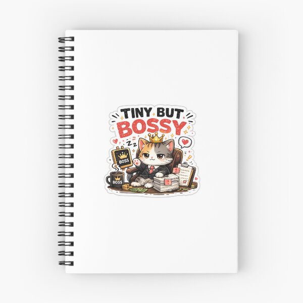 Item preview, Tiny But Bossy Cute Cat  designed and sold by BrainBuckets.
