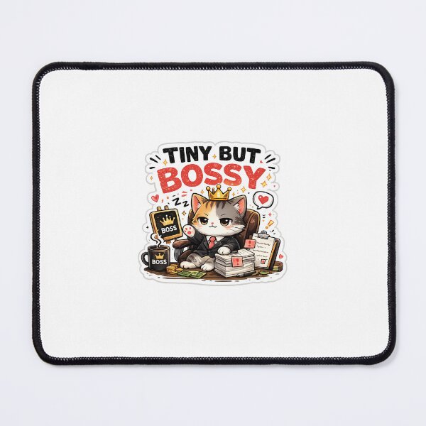 Item preview, Tiny But Bossy Cute Cat  designed and sold by BrainBuckets.