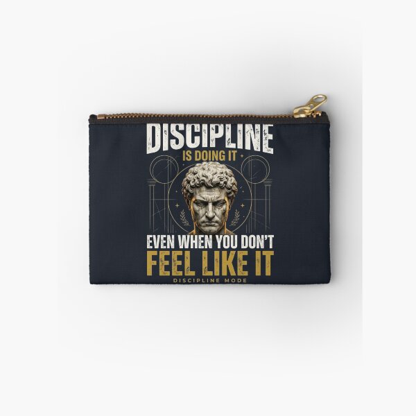 Item preview, Discipline Is Doing It Even When You Don't Feel Like It Marcus Aurelius Bust designed and sold by LowBatteryStudio ⭐.