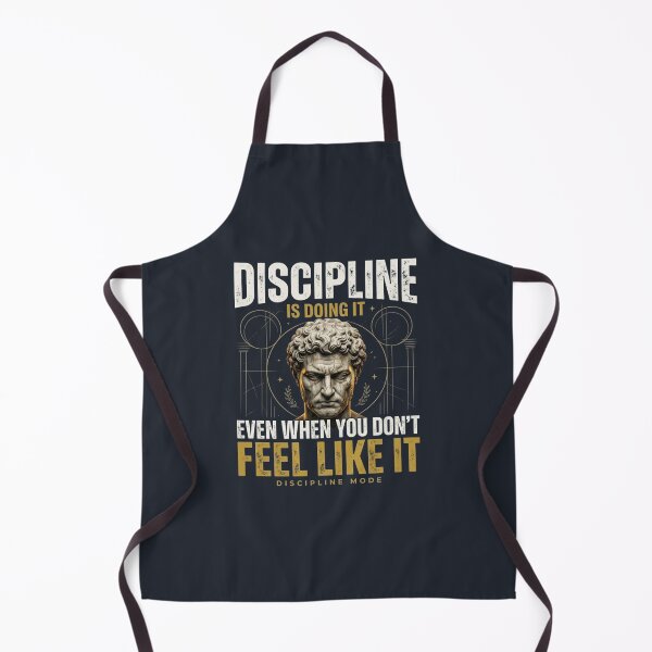 Item preview, Discipline Is Doing It Even When You Don't Feel Like It Marcus Aurelius Bust designed and sold by LowBatteryStudio ⭐.
