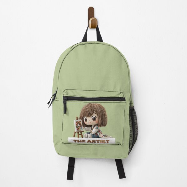 Item preview, Cute Embroidery Artist Doll Painting Design designed and sold by MegaNovaArt.