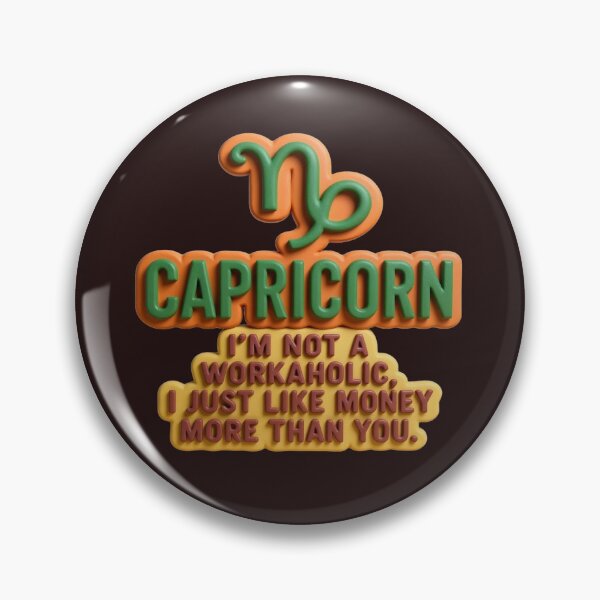 Item preview, Capricorn I'm Not A Workaholic colorful typographic funny zodiac design designed and sold by SmashingDeals.