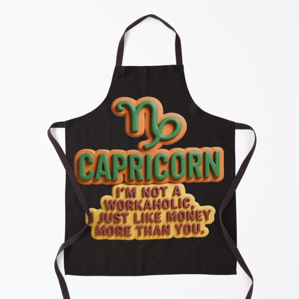 Item preview, Capricorn I'm Not A Workaholic colorful typographic funny zodiac design designed and sold by SmashingDeals.