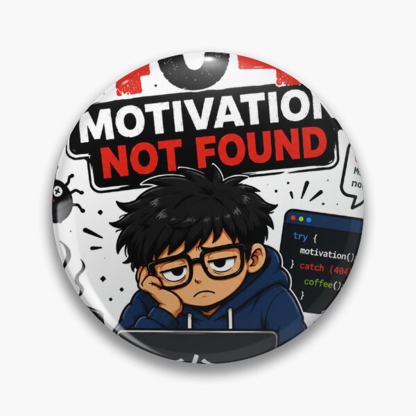 Item preview, 404 Motivation Not Found designed and sold by BrainBuckets.