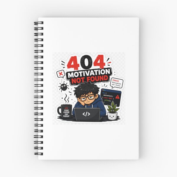 Item preview, 404 Motivation Not Found designed and sold by BrainBuckets.
