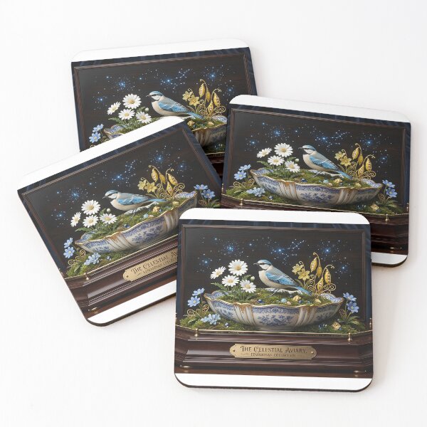 Item preview, Surreal Decorative Aviary Scene with Porcelain and Moss designed and sold by supakor.