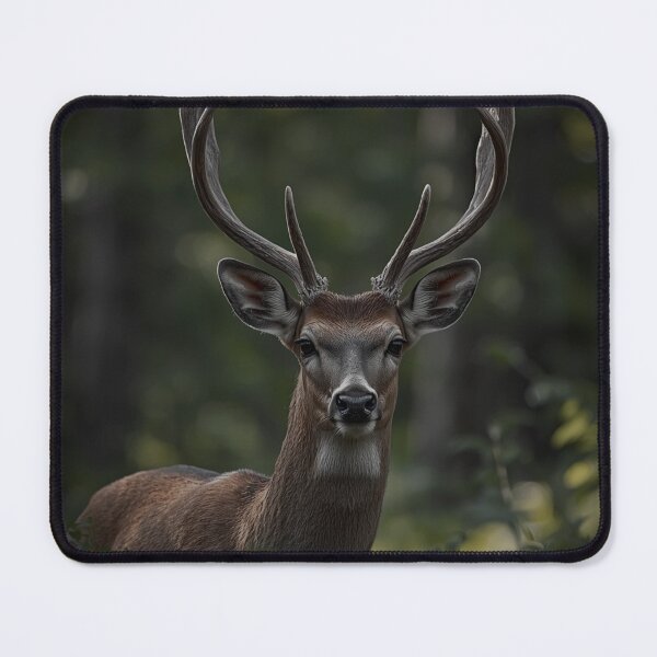 Item preview, Majestic Brown Deer Portrait – Realistic Wildlife Art designed and sold by SmikiM.