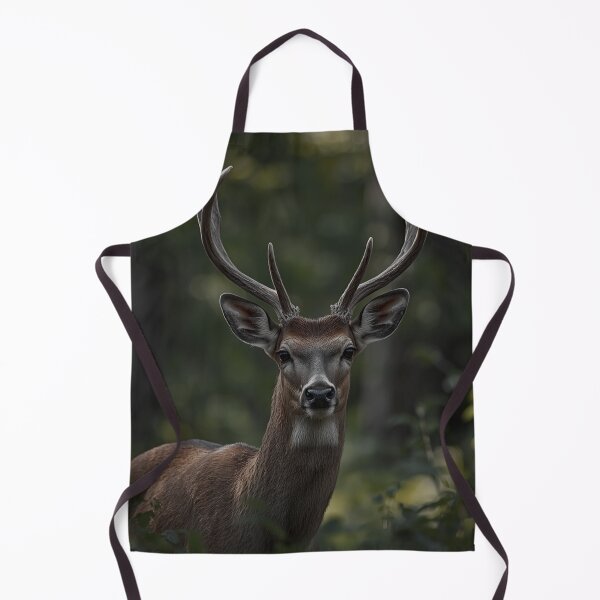 Item preview, Majestic Brown Deer Portrait – Realistic Wildlife Art designed and sold by SmikiM.