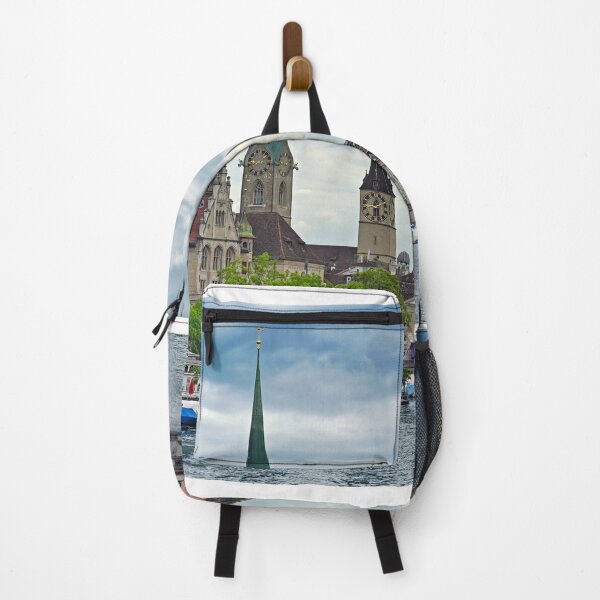 Item preview, Grossmunster and Fraumunster church clock towers, Zurich, Switzerland designed and sold by goceris.