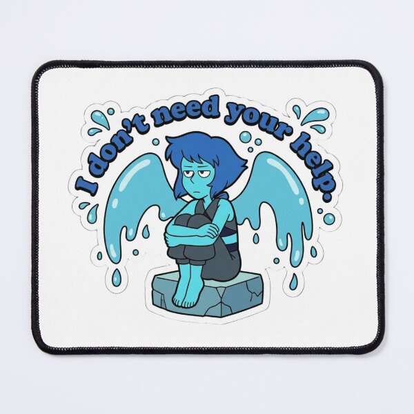 Item preview, Lapis Lazuli I Don't Need Your Help Quote designed and sold by 0Zetgest.