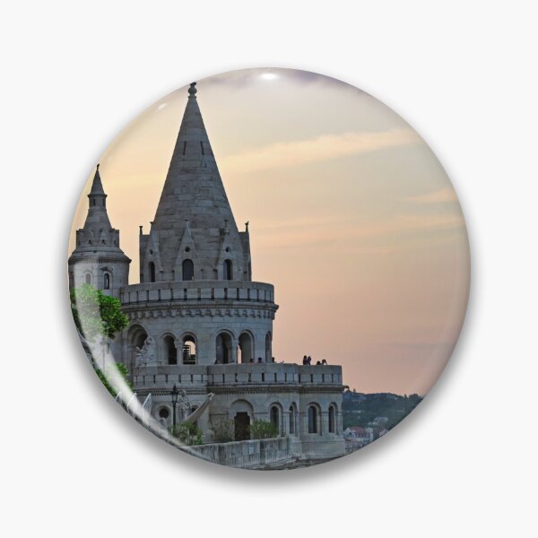 Item preview, Fishermen's Bastion in the sunset, springtime, Budapest designed and sold by goceris.