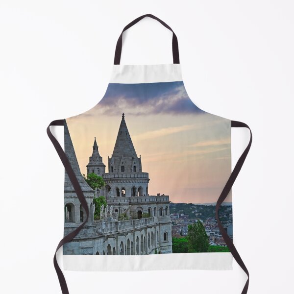 Item preview, Fishermen's Bastion in the sunset, springtime, Budapest designed and sold by goceris.
