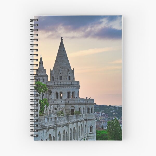 Item preview, Fishermen's Bastion in the sunset, springtime, Budapest designed and sold by goceris.