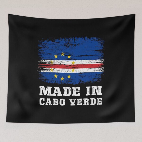 Item preview, Made in Cabo Verde Vintage Distressed Flag designed and sold by Dmetalx Art Apparel.
