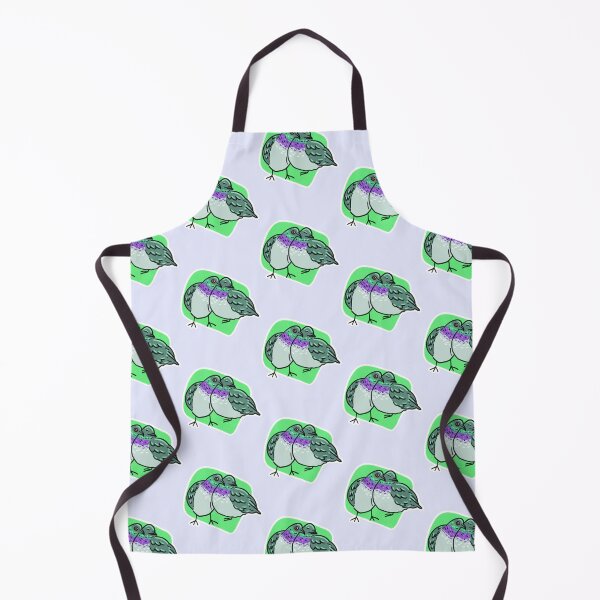 Item preview, Cuddling Pigeons (green) designed and sold by SamuelDendro.