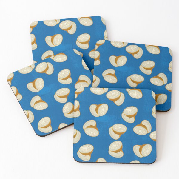 Item preview, Artisan Sweet Lemon & Azure Blue Citrus Illustration designed and sold by altastudio.