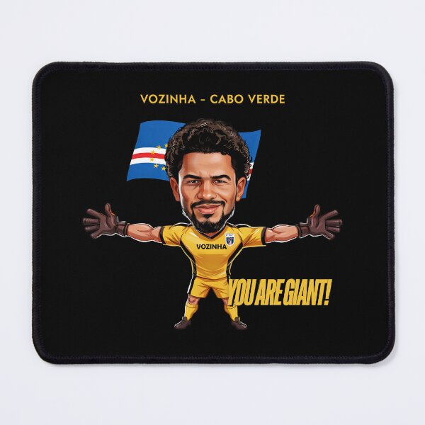 Item preview, Cape Verde Goalkeeper Vozinha Caricature | YOU ARE GIANT! | Cabo Verde Football Fan Art designed and sold by paulo silveira.