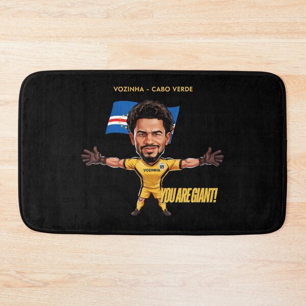 Item preview, Cape Verde Goalkeeper Vozinha Caricature | YOU ARE GIANT! | Cabo Verde Football Fan Art designed and sold by paulo silveira.