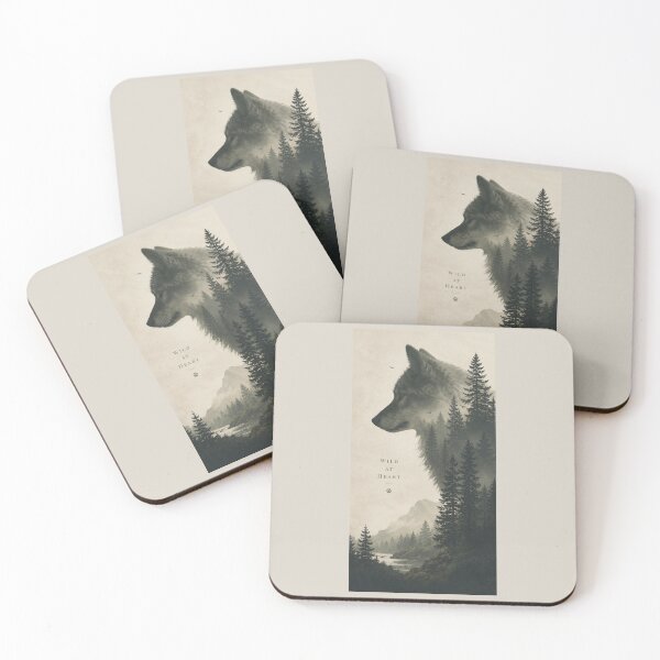 Item preview, Wild At Heart Wolf designed and sold by Safe Haven Pets.