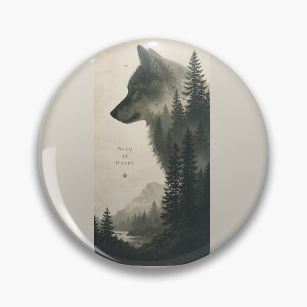 Item preview, Wild At Heart Wolf designed and sold by Safe Haven Pets.