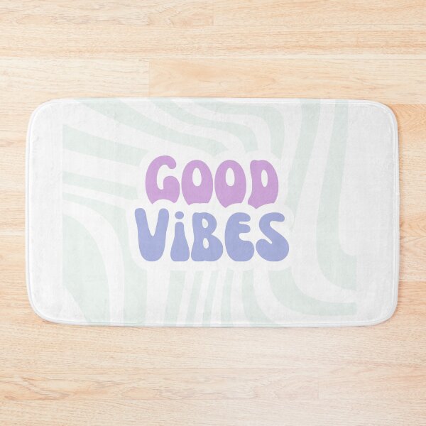 Item preview, Good Vibes – Green Pattern & Mauve Blue Design designed and sold by Aliss20.