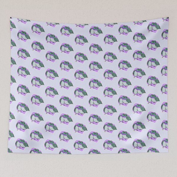 Item preview, Cuddling Pigeons (purple)  designed and sold by SamuelDendro.