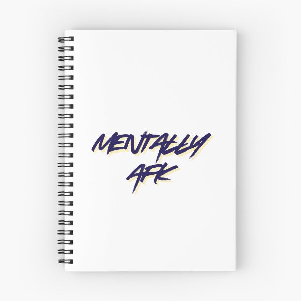 Item preview, Mentally AFK – Minimalist Funny Typography Design designed and sold by selvashop.