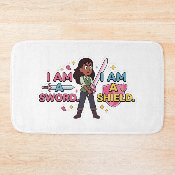 Item preview, Connie Maheswaran I Am A Sword And Shield Quote designed and sold by 0Zetgest.
