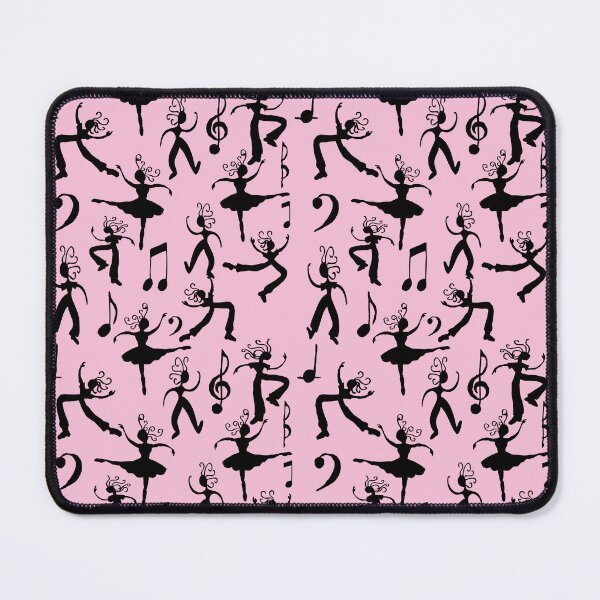 Item preview, Dancers in Silhouette on pink background designed and sold by Nana Dancer Designs.