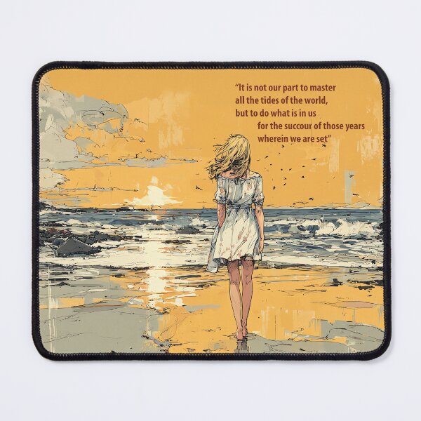 Item preview, To Master the Tides - Inspirational Literary Art designed and sold by Banal25.