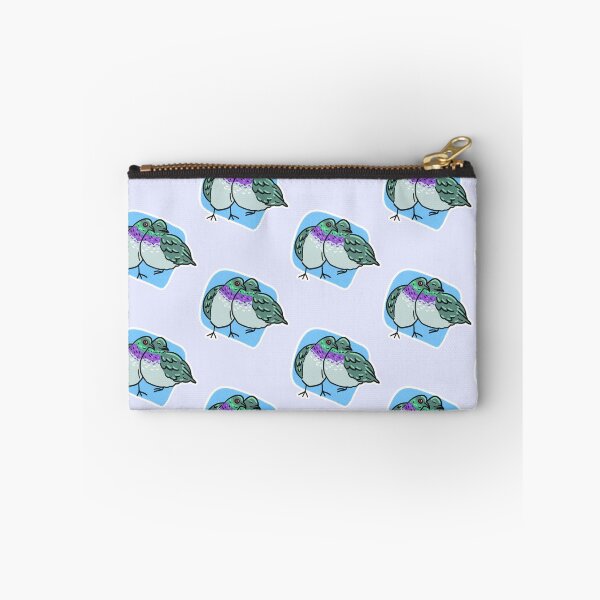 Item preview, Cuddling Pigeons (blue)  designed and sold by SamuelDendro.