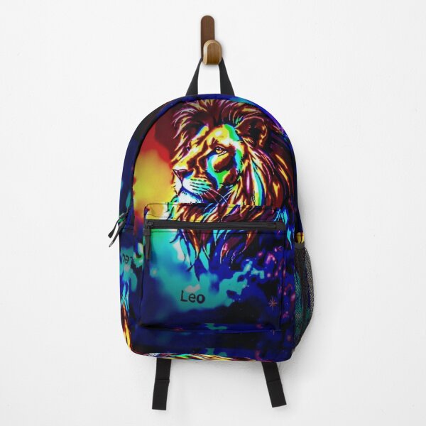 Item preview, Leo: Celestial King | Neon Cosmic Zodiac Lion designed and sold by Jus1sicpuppy.