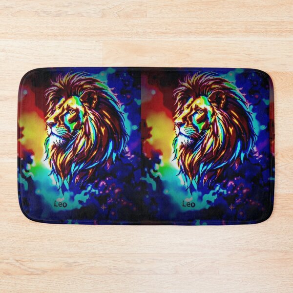 Item preview, Leo: Celestial King | Neon Cosmic Zodiac Lion designed and sold by Jus1sicpuppy.