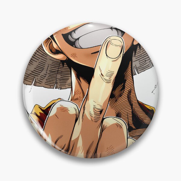 Item preview, Luffy Angry One Piece Anime Art designed and sold by BaakaStore.