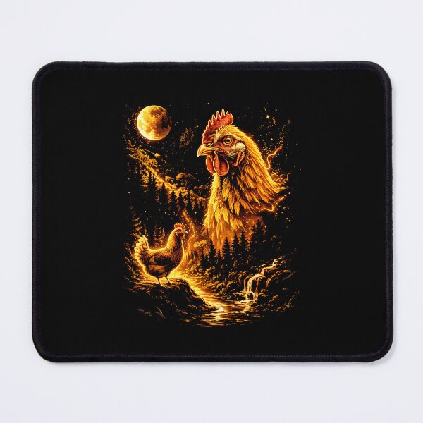 Item preview, Chicken Howling At The Moon Vintage Funny designed and sold by nosu-art-pod.