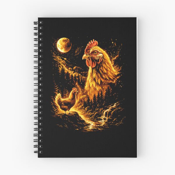 Item preview, Chicken Howling At The Moon Vintage Funny designed and sold by nosu-art-pod.