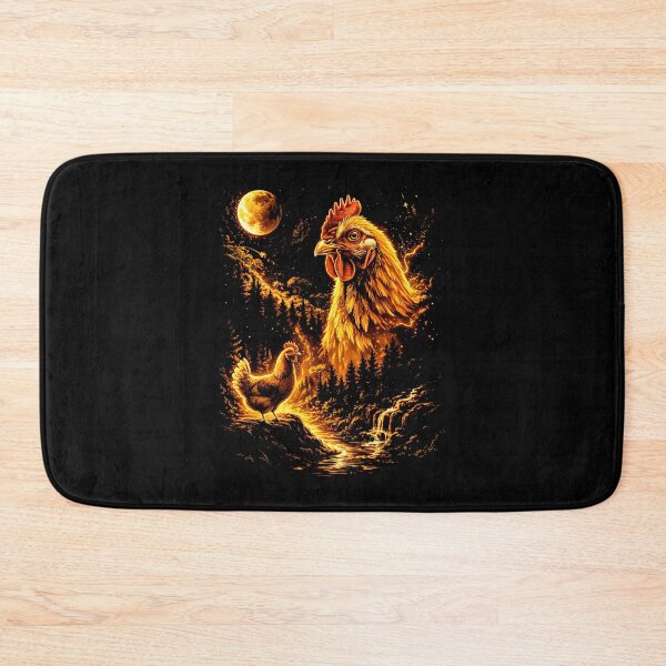 Item preview, Chicken Howling At The Moon Vintage Funny designed and sold by nosu-art-pod.