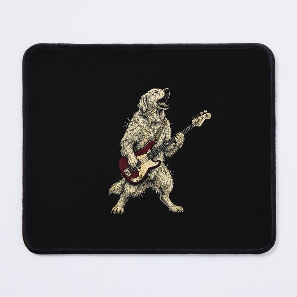 Item preview, Halloween Golden Retriever Playing Electric Guitar Funny Dog designed and sold by Rahamkshop.