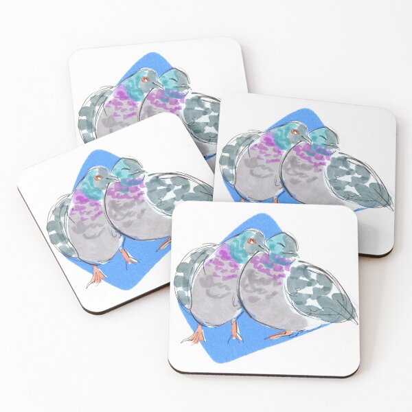 Item preview,  Cuddling Pigeons  designed and sold by SamuelDendro.